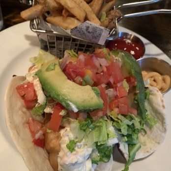 The Butcher And Barkeep - Mahi mahi tacos. Quite delicious, and plenty of food. - New American Near Me - Harleysville, Pennsylvania