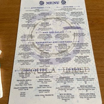 Fiesta Azul Tequila House - Menu ! - Mexican Near Me - Melbourne, Florida