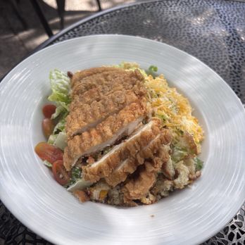 The Bourbon Pear - Fried Chicken Salad - Southern Near Me - Livermore, California