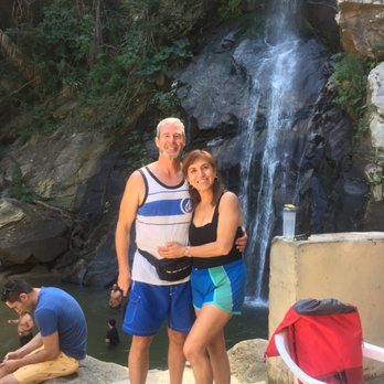 Vallarta By Boat - Posing at Yelapa waterfall - Snorkeling Near Me - Puerto Vallarta, JAL