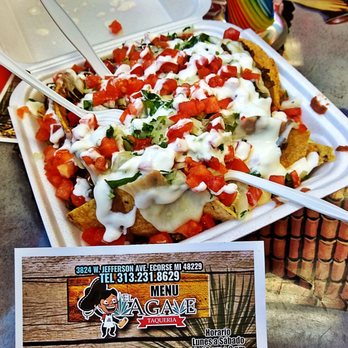 El Agave Taqueria - Outrageous Delicious Nachos topped with Steak n Cheese OMG fantastic - Mexican Near Me - Detroit, Michigan El Agave Taqueria - Outrageous Delicious Nachos topped with Steak n Cheese OMG fantastic - Mexican Near Me - Detroit, Michigan
