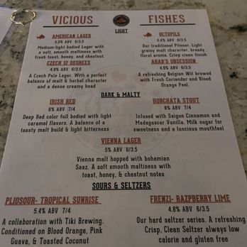 VICIOUS FISHES BREWERY - CARY - Updated January 2026 - 29 Photos & 17 Reviews - 510 Old Apex Rd