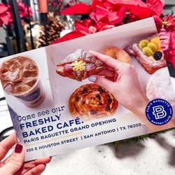 Paris Baguette - Download PB rewards app for free pastry with first purchase & more coupons.