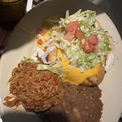 Desi's Taco Lounge - Beef chimichangas
