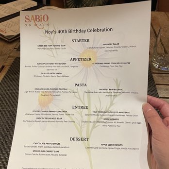 Sabio on Main - Pre-fixe customized menu - New American Near Me - Pleasanton, California Sabio on Main - Pre-fixe customized menu - New American Near Me - Pleasanton, California