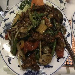 Mandarin - Zweimal gebackenes Scheineflwisch mit Knoblauch