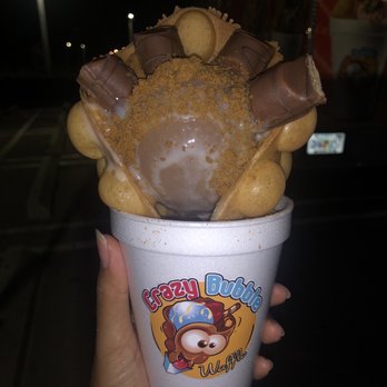 Crazy Bubble Waffle - Sugar Daddy Bubble Waffle - Desserts Near Me - Miami, Florida