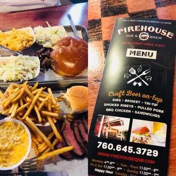 Firehouse Que & Brew - Barbeque Near Me - Fallbrook, California