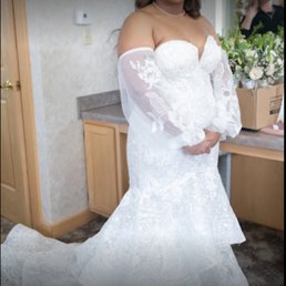 This is my dress on my wedding day!