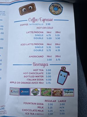 Menu photo 4 Spudnut Shop Richland, WA
