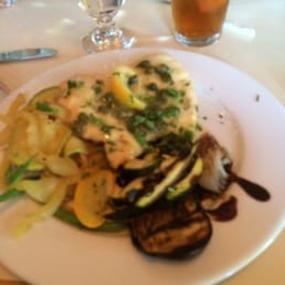 Lemon chicken and fresh vegetables Lemon chicken and fresh vegetables