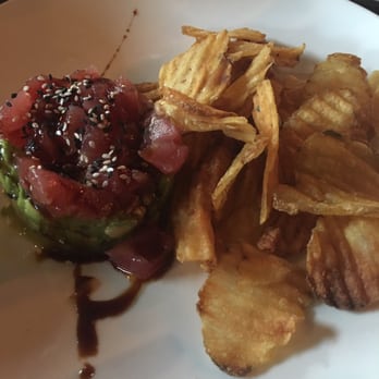 The Local - Tuna tartare - more like tuna poke- but very good - New American Near Me - Wellesley Hills, Massachusetts The Local - Tuna tartare - more like tuna poke- but very good - New American Near Me - Wellesley Hills, Massachusetts