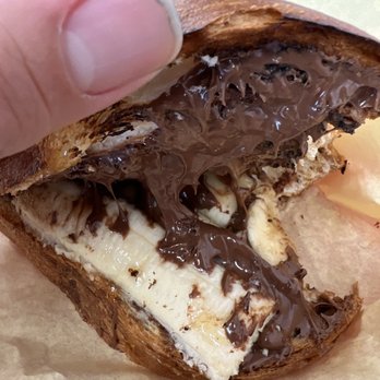 Nunu’s Cafe - Toast with Nutella and Banana - Cafes Near Me - Oakland, California