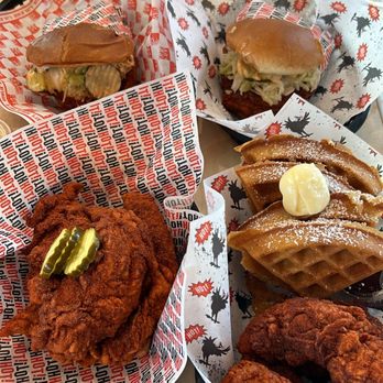 Howlin' Ray's - Chicken Sandos, Chicken Tenders, and Chicken and Waffles - Southern Near Me - Pasadena, California Howlin' Ray's - Chicken Sandos, Chicken Tenders, and Chicken and Waffles - Southern Near Me - Pasadena, California