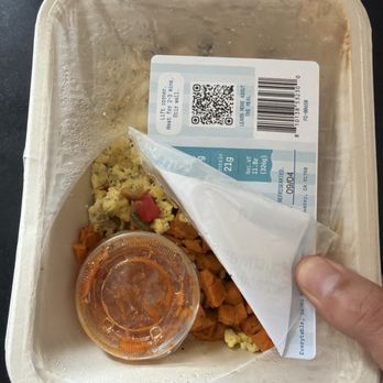 Everytable - Southwest scramble with melted salsa container - Salad Near Me - Berkeley, California