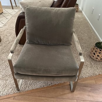Slater’s Home - My fav olive grey chair I'll be using for my office. - Interior Design Near Me - Merced, California Slater’s Home - My fav olive grey chair I'll be using for my office. - Interior Design Near Me - Merced, California