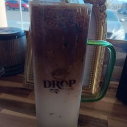 Iced Dubai latte ($8)