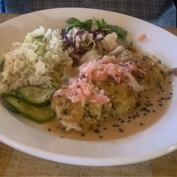 McPhee's Grill - Macadamia Nut Crusted Halibut - Steakhouses Near Me - Templeton, California McPhee's Grill - Macadamia Nut Crusted Halibut - Steakhouses Near Me - Templeton, California