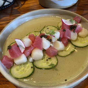 A Land Remembered - Tuna & Bay Scallop Ceviche* - Steakhouses Near Me - Orlando, Florida A Land Remembered - Tuna & Bay Scallop Ceviche* - Steakhouses Near Me - Orlando, Florida