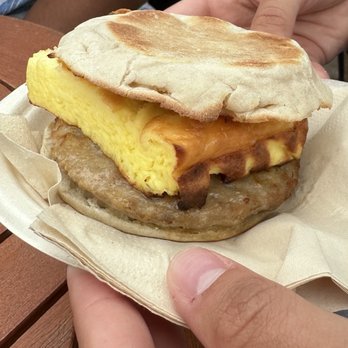 Queen Bee & Honey - I was told, by reliable source, that this sausage and egg sandwich, minus the cheese, was excellent. - Coffee & Tea Near Me - Holland, Ohio Queen Bee & Honey - I was told, by reliable source, that this sausage and egg sandwich, minus the cheese, was excellent. - Coffee & Tea Near Me - Holland, Ohio