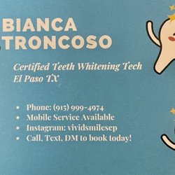Vivid Smiles - Company Business Card (Back)
