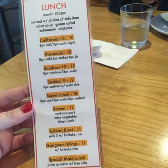 GoBistro - Lunch menu - Sushi Bars Near Me - Hollywood, Florida
