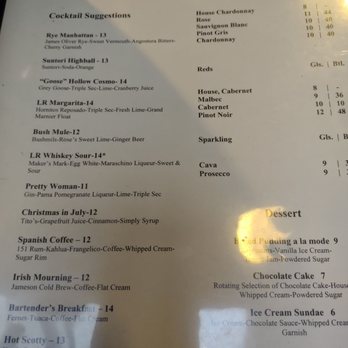 Leaky Roof - Menu - Gastropubs Near Me - Portland, Oregon