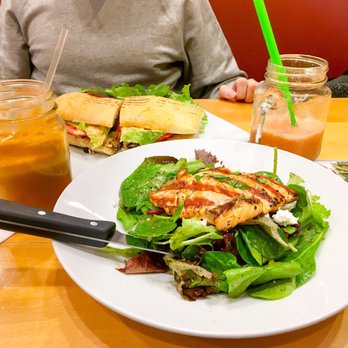 South Slope Eatery - The salmon was perfectly grilled & what makes this place a go to is their freshly made smoothies & juices, deliciously fresh & flavorful - Sandwiches Near Me - Brooklyn, New York South Slope Eatery - The salmon was perfectly grilled & what makes this place a go to is their freshly made smoothies & juices, deliciously fresh & flavorful - Sandwiches Near Me - Brooklyn, New York