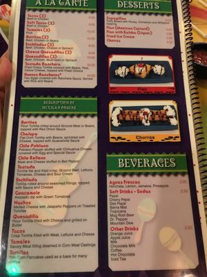 Menu photo 2 La Fiesta Mexican Restaurant Manhattan, KS