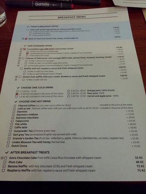 Menu photo 2 Kafec Brněnský Brno, JM