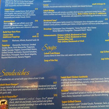 Cobalt - Menu - Seafood Near Me - Orange Beach, Alabama Cobalt - Menu - Seafood Near Me - Orange Beach, Alabama
