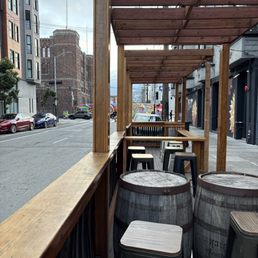 View from parklet.