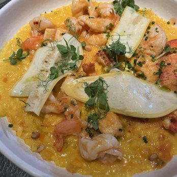 Faubourg Montclair - Seasonal langoustine/lobster risotto. Spring/Summer season. - French Near Me - Montclair, New Jersey Faubourg Montclair - Seasonal langoustine/lobster risotto. Spring/Summer season. - French Near Me - Montclair, New Jersey