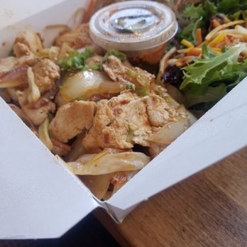 Bae Bae's Kitchen - Spicy chicken, glass noodles, and side salad - Korean Near Me - Pittsburgh, Pennsylvania Bae Bae's Kitchen - Spicy chicken, glass noodles, and side salad - Korean Near Me - Pittsburgh, Pennsylvania