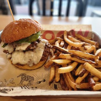 MOOYAH Burgers, Fries & Shakes - a burger and fries - Burgers Near Me - Irvine, California