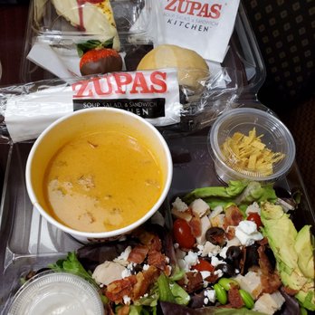 Café Zupas - $12.29 Try 2 Combo Cobb Salad & Chix Enchilada Chili  $4.99 Cheesecake - Salad Near Me - Eagan, Minnesota