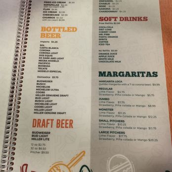 Señor Barrigas - Drink menu - Mexican Near Me - Hamilton, Missouri Señor Barrigas - Drink menu - Mexican Near Me - Hamilton, Missouri