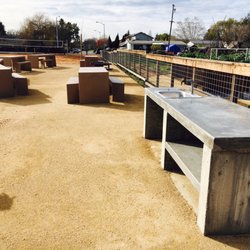 Bayer Neighborhood Park & Gardens - Group picnic space with prep area and sink