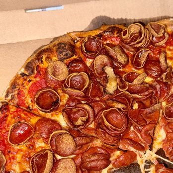 Lucifers Pizza - Hot Honey Loaded Pepperoni Pie - Chicken Wings Near Me - Studio City, California Lucifers Pizza - Hot Honey Loaded Pepperoni Pie - Chicken Wings Near Me - Studio City, California