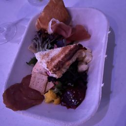Chef Board... disappointed for $22...with lettuce,  to fill space??