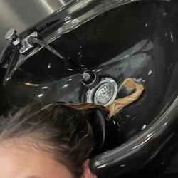 Prodigy Salon - During the lovely rinse process
