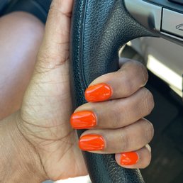Bright orange dip Bright orange dip