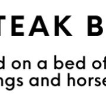 Trio’s Ruston - a black and white image of two steak bites - Steakhouses Near Me - Ruston, Louisiana
