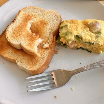 Eggsquisite Cafe - Veggie omelette & sourdough toast - Breakfast & Brunch Near Me - Southlake, Texas