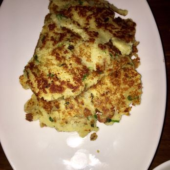 Walnut Kitchen - Mashed Potato Cakes - it's like a hash-brown cake - Delish!! - Southern Near Me - Maryville, Tennessee Walnut Kitchen - Mashed Potato Cakes - it's like a hash-brown cake - Delish!! - Southern Near Me - Maryville, Tennessee