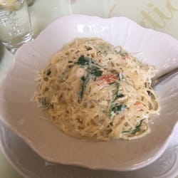 Café Vertigo - Yeah! And it tasted even worse...spaghetti with salmon and spinach