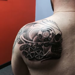 A Clockwork Tattoo and Art Gallery - Work in progress...couldn't be happier.