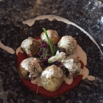 Gusto - Spinach meatballs - Spanish Near Me - Seville, SE Gusto - Spinach meatballs - Spanish Near Me - Seville, SE