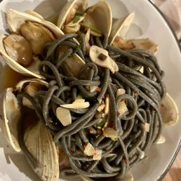 Squid Ink Bucatini Vongole Squid Ink Bucatini Vongole