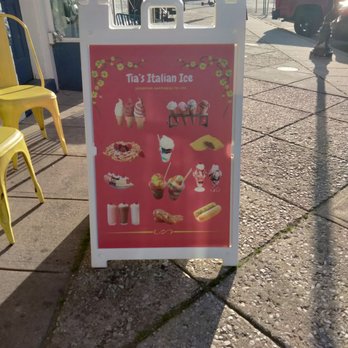Tia’s Italian Ice - Outdoor sign - Ice Cream & Frozen Yogurt Near Me - Baltimore, Maryland Tia’s Italian Ice - Outdoor sign - Ice Cream & Frozen Yogurt Near Me - Baltimore, Maryland